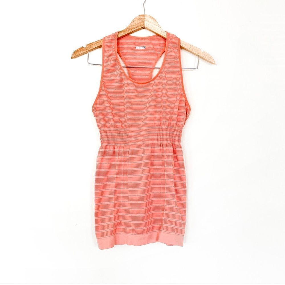 Lululemon Racerback Tank Top Stripe Orange 6
